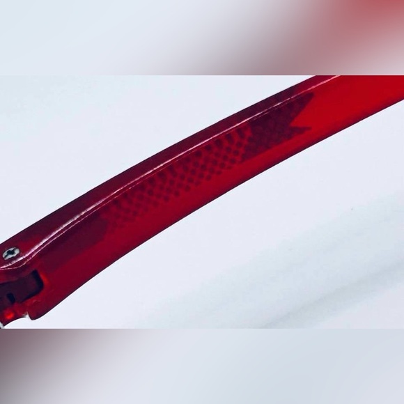 Nike 8079 Red Burgundy Rectangular Sunglasses Frames Only - Picture 7 of 8